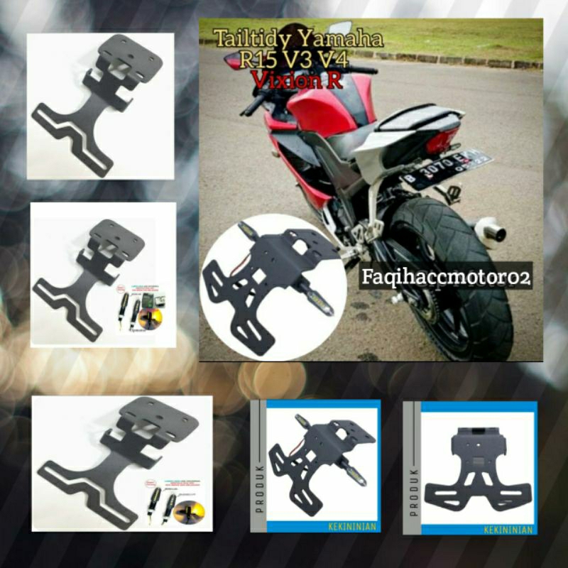 Tail tidy Motor R15 V3 tail tidy R15 V4 R15M Vixion R Spakbor - Paket + Sen