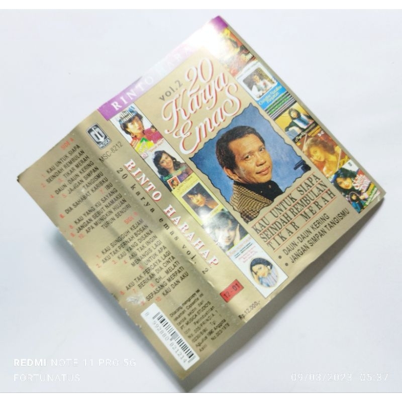 Kaset 20 karya emas Rinto Harahap vol 2