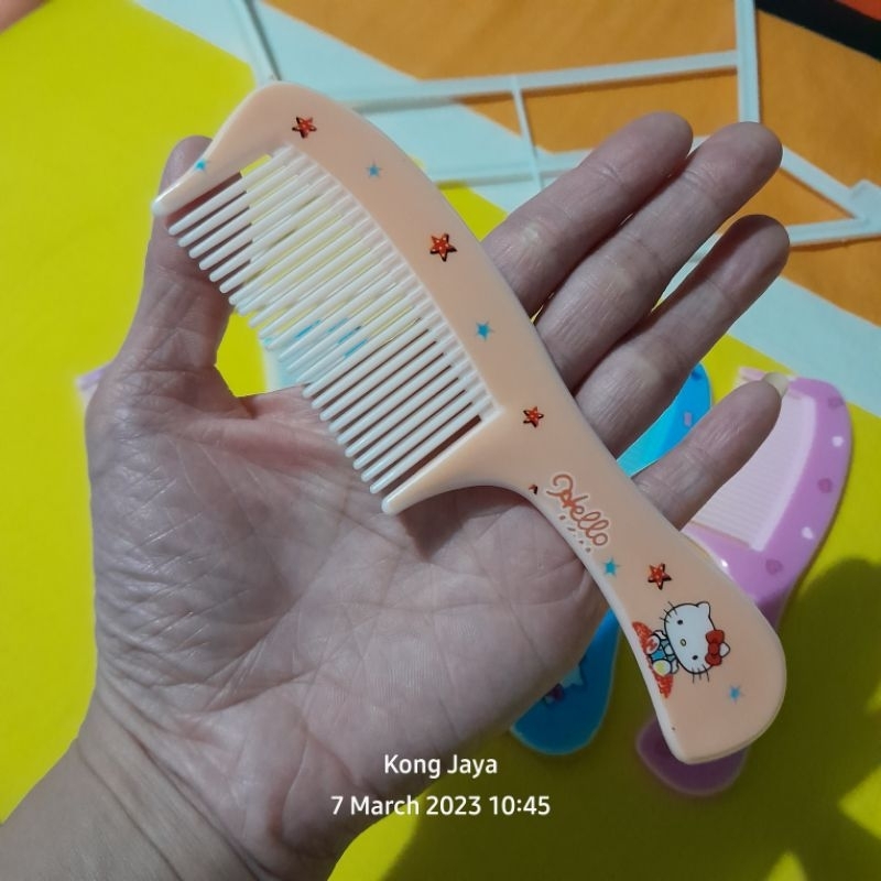 Sisir Rambut Plastik Plastic Comb Perapi Rambut