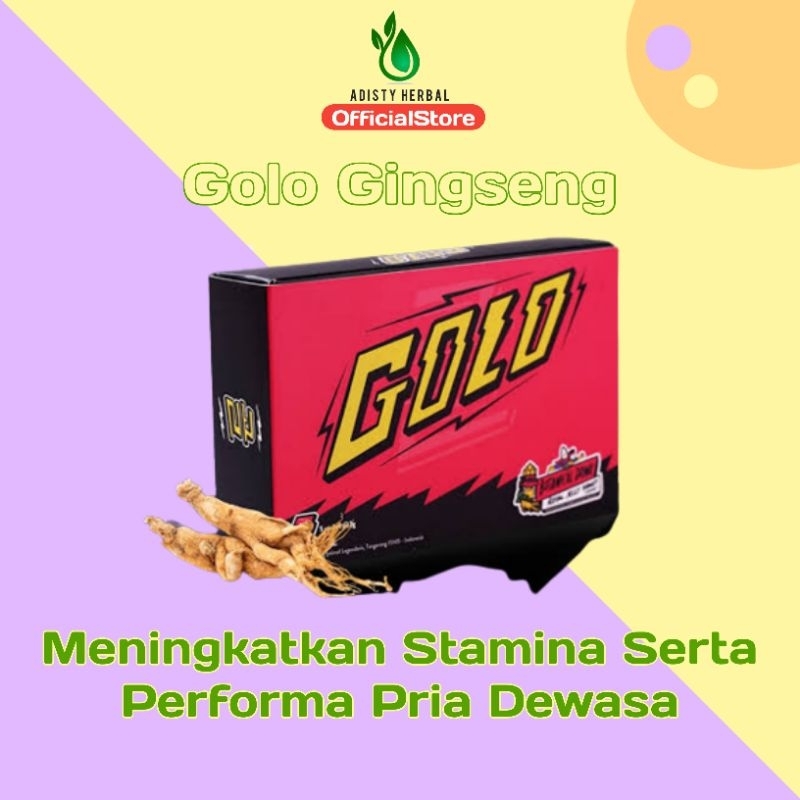 Mister golo ginseng suplemen stamina pria