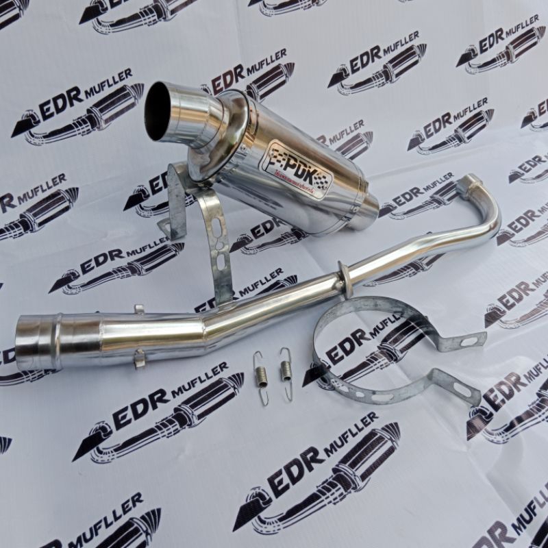 knnalpot resing pdk oval fullsystem supra x supra fit supra x125 karisma Jupiter smas