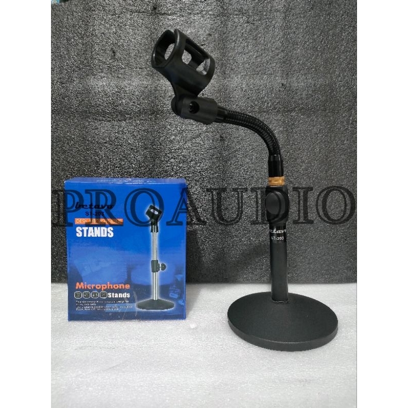 STAND MIC MEJA BETAVO ST - 203 ST-203 STANNDING Microphone