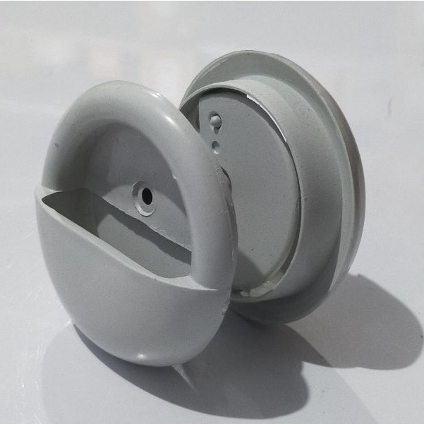 Tarikan Bulat Plastik PVC Kunci Pintu Kamar Mandi Pegangan Pintu