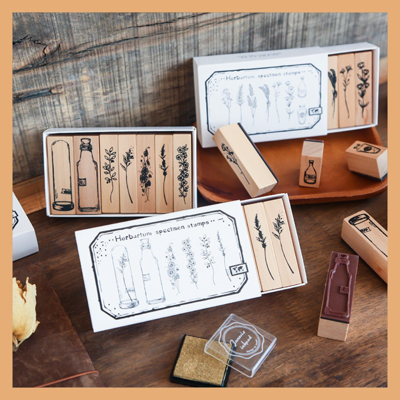 

7pcs / Lot Stempel Karet Motif Bunga Dan Tanaman lower