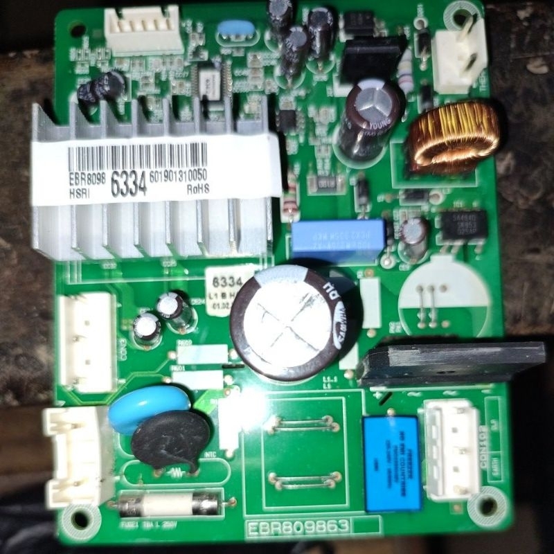 Modul Pcb Freezer Ftr Improvement Lg Ebr809863 Original,main pcb FREEZER LG INVERTER EBR809863/6334
