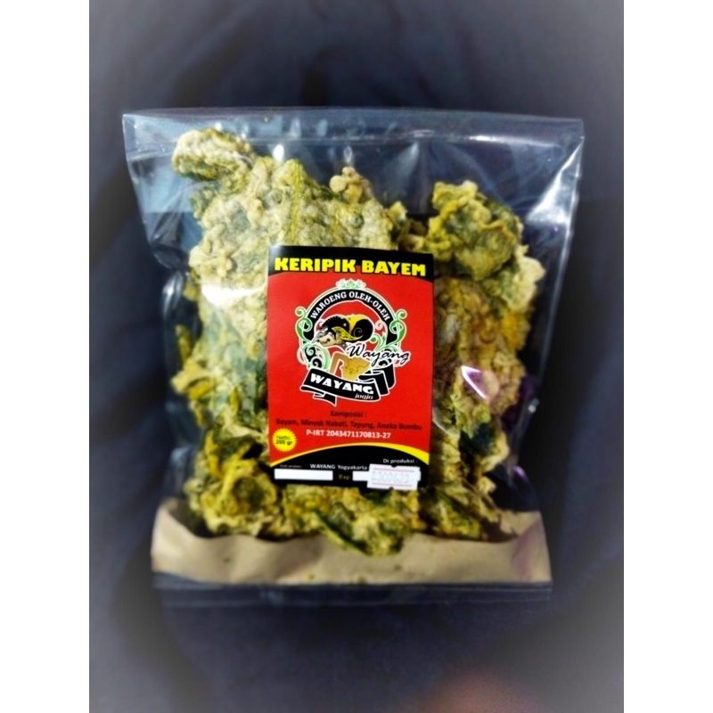 

Kripik Bayam 200gr cemilan