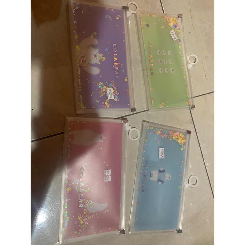 

tempat pensil glitter