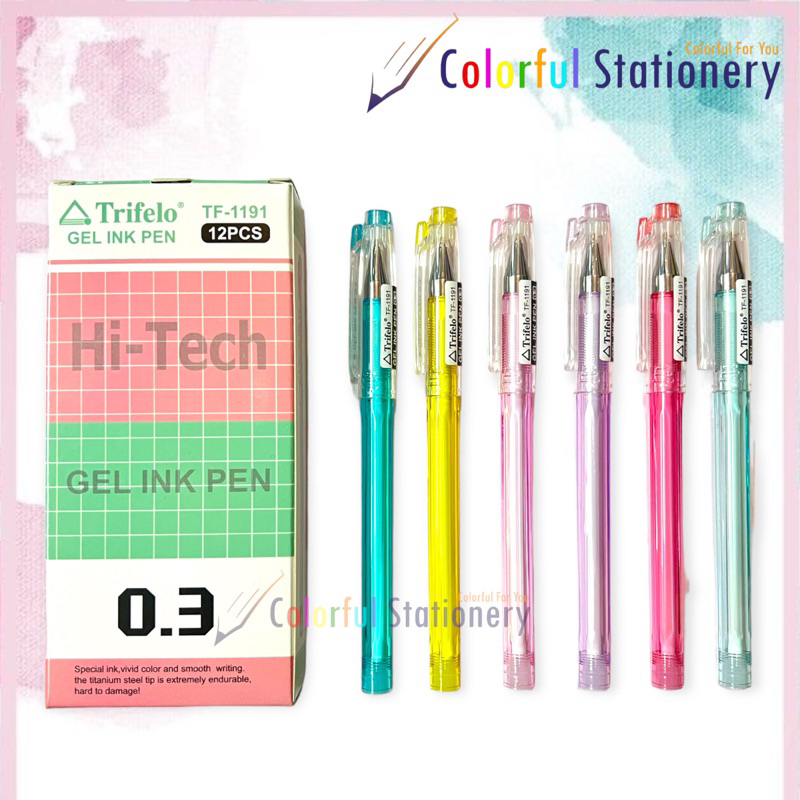 

Pulpen / Ballpoint / Pen Gel Trifelo TF 1191 (12 Pcs)