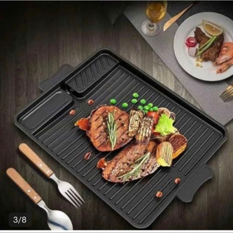 SQUARE GRILL PAN PANGGANGAN 20CM/PANGGANGAN KOREA