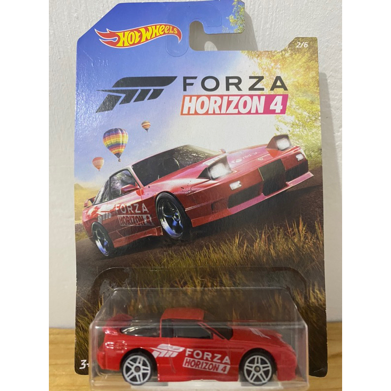 HOT WHEELS ‘96 NISSAN 180SX TYPE X MERAH FORZA HORIZON 4 DIECAST MOBIL MAINAN