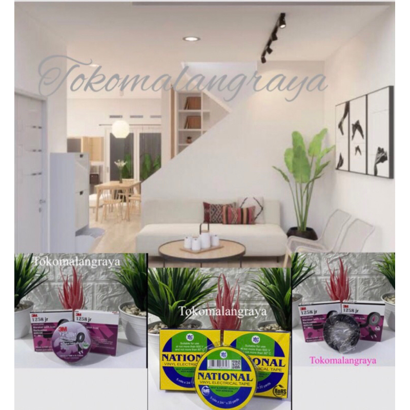 

isolasi hitam national/isolasi listrik hitam/isolasi 3m