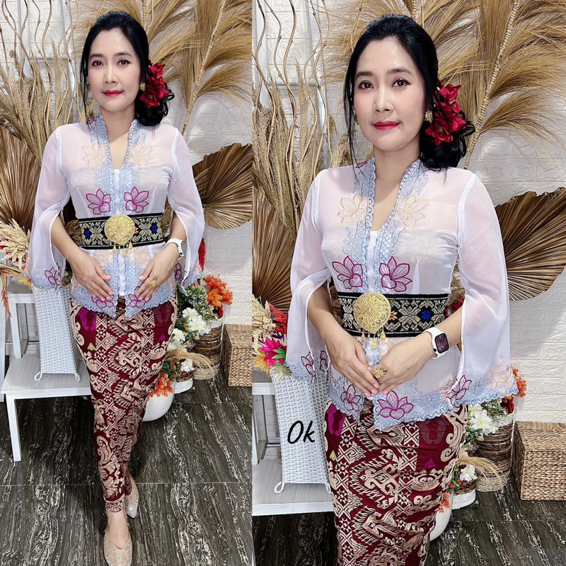 baju kebaya jadi motif tunjung