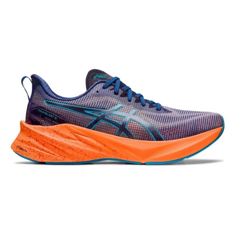 Asics Novablast 3 Men's Running Shoes-Lilac Blue Orange 1011B591.400