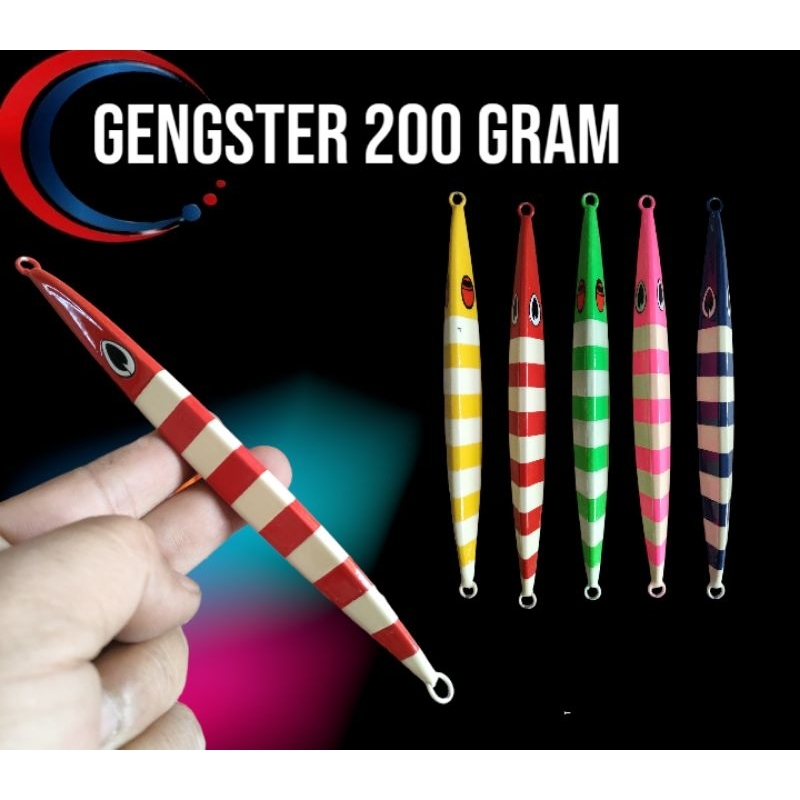 METAL JIG GENGSTER 200 GRAM