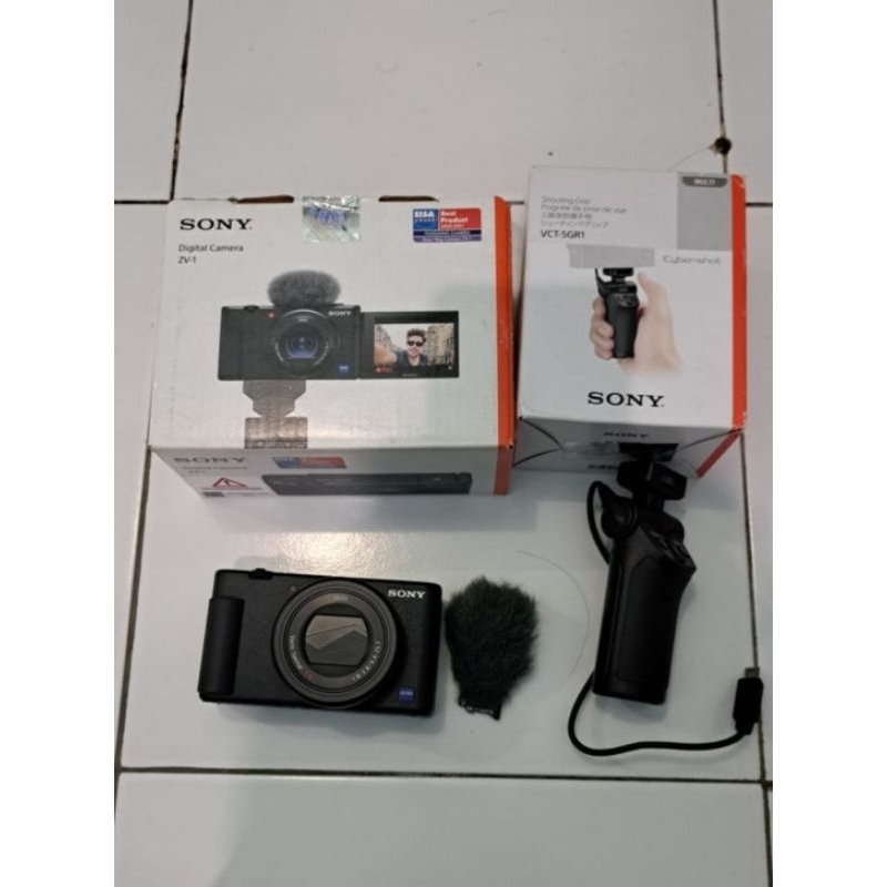 Kamera Sony ZV-1, Sony ZV 1, Sony zv1, Plus Handgrip