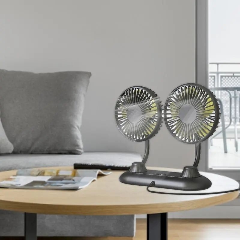 kipas angin mini untuk dasboard mobil dengan putaran 360