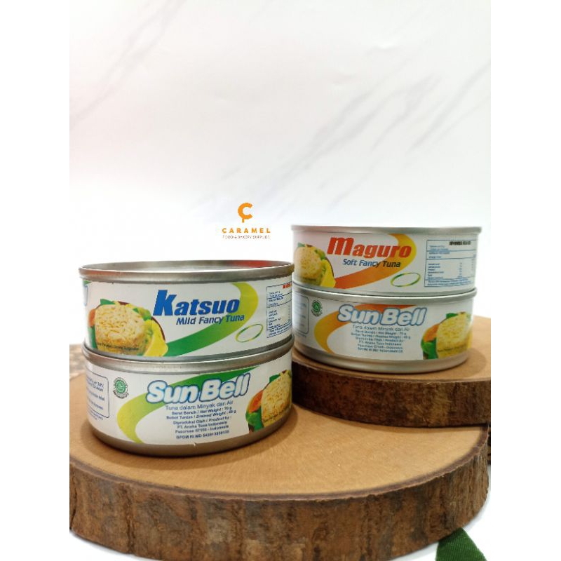 

SUN BELL TUNA MAGURO & KATSUO / TUNA KALENG / IKAN TUNA