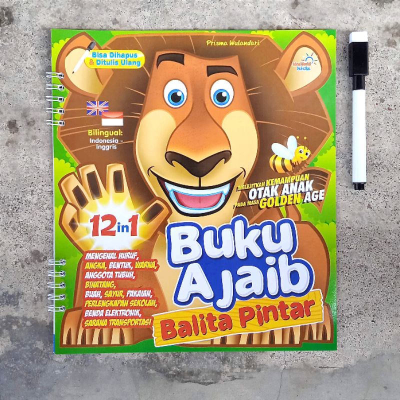 Wipe & Clean / Buku Tulis Hapus BUKU AJAIB BALITA PINTAR