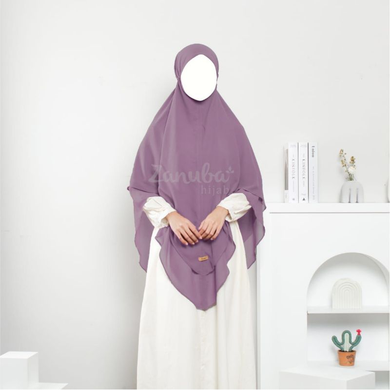 QIZARA KHIMAR TALI BY ZANUBA HIJAB / KHIMAR INSTAN TALI / KHIMAR TALI CERUTY BABYDOLL / KHIMAR TALI 