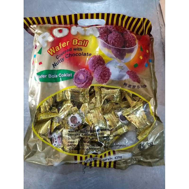 

ROKA WAFER BALL 420GRAM ISI +-70 PCS