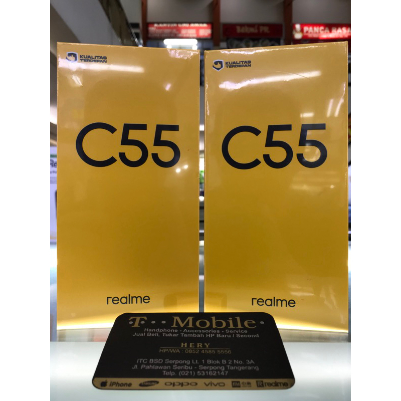 REALME C55 RAM 8GB 256GB - RAINY NIGHT - HELIO G88 - NFC - 90Hz - 64MP - 33W SuperVOOC - 5000mAh