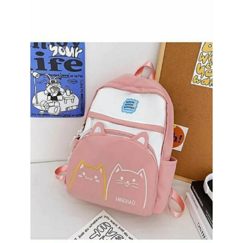 Arifirn Minghao - Premium Tas Ransel Sekolah Wanita