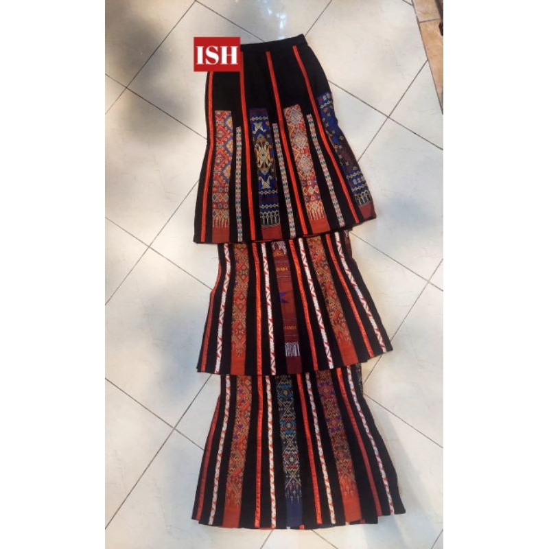 premium import Rok madam rose tenun bangkok