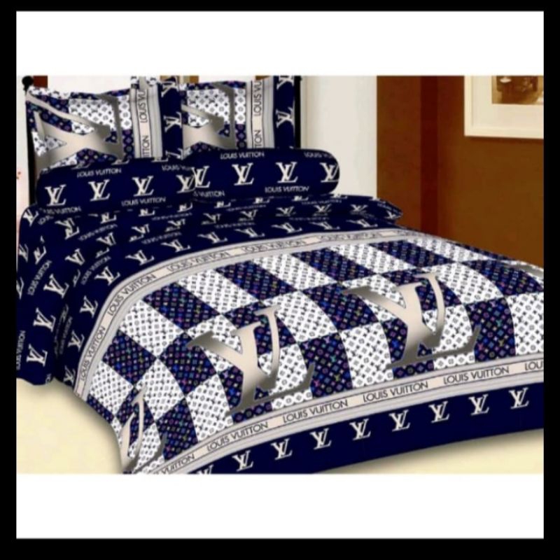 SPREI LV LOUIS VUITTON SPREI MOTIF LV SPRAI MURAH 180x200