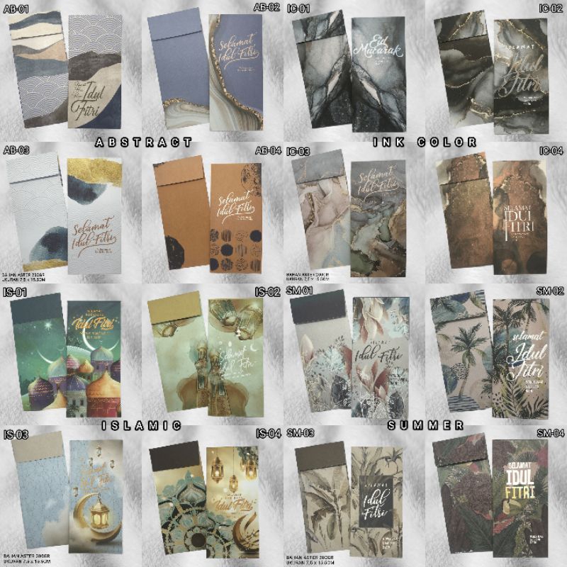 

[ECER 5 PCS] AMPLOP LEBARAN 2023 PREMIUM BAHAN ASTER UANG TIDAK DILIPAT
