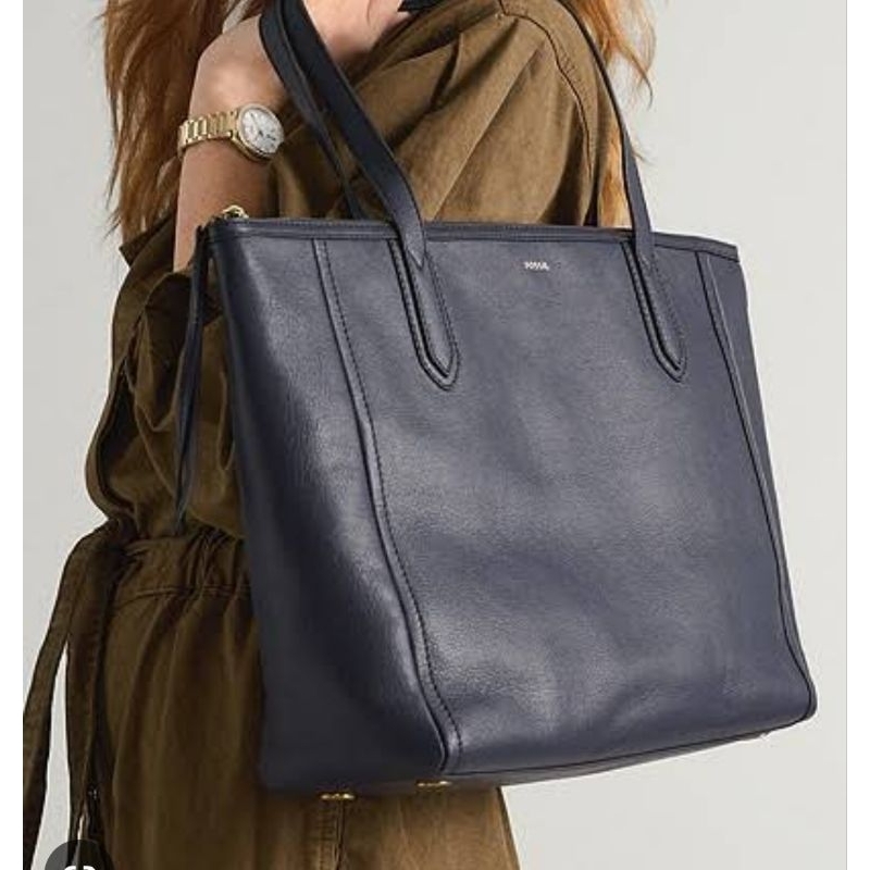 Tas Fossil Sydney Tote Bag Navy