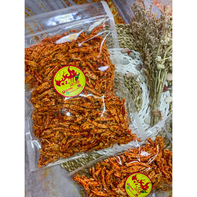 

Basreng Pedas Daun jeruk (ukr 100 gram)