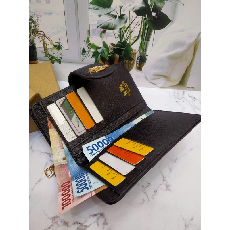 Dompet Medium Lipat Kancing Kode 9555