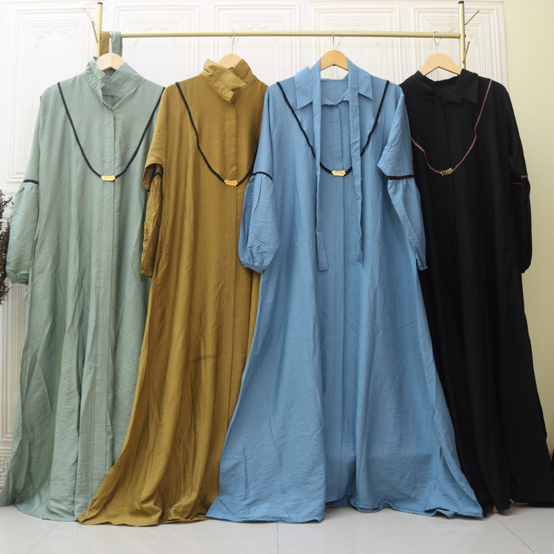 GAMIS DRESS POLO LINEN GARIS “GG”