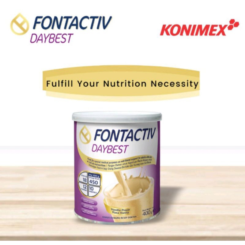 Fontactiv Daybest 400gr rasa vanila exp 01.2026