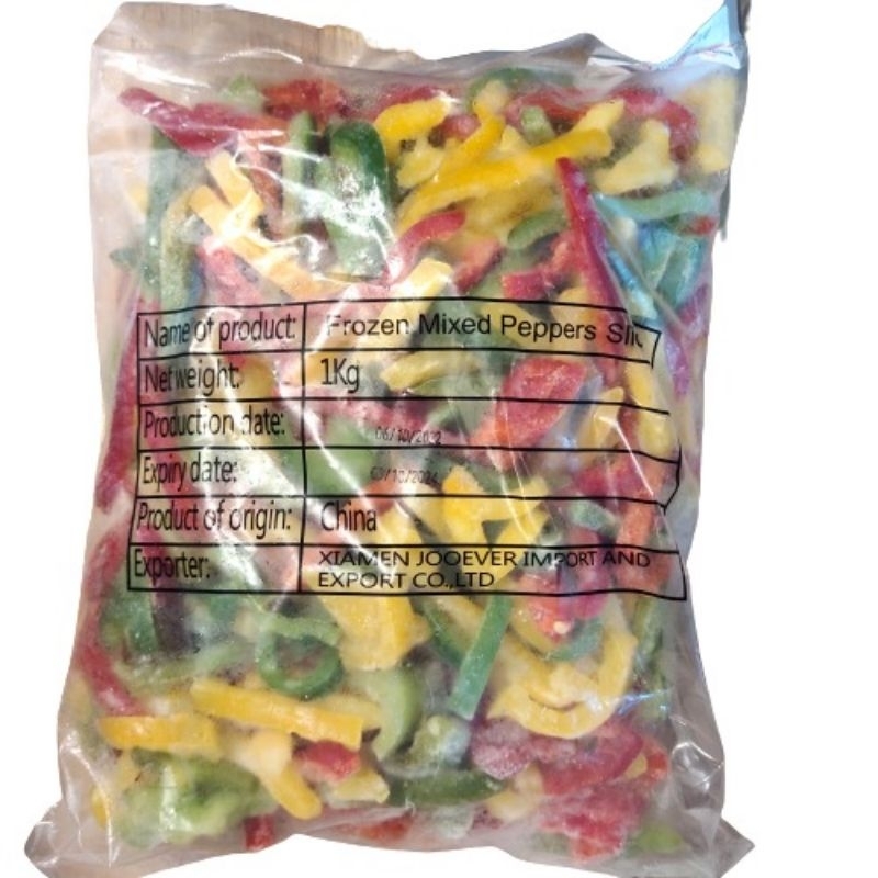 

Frozen Mixed Pepper Slice paprika slice 1kg