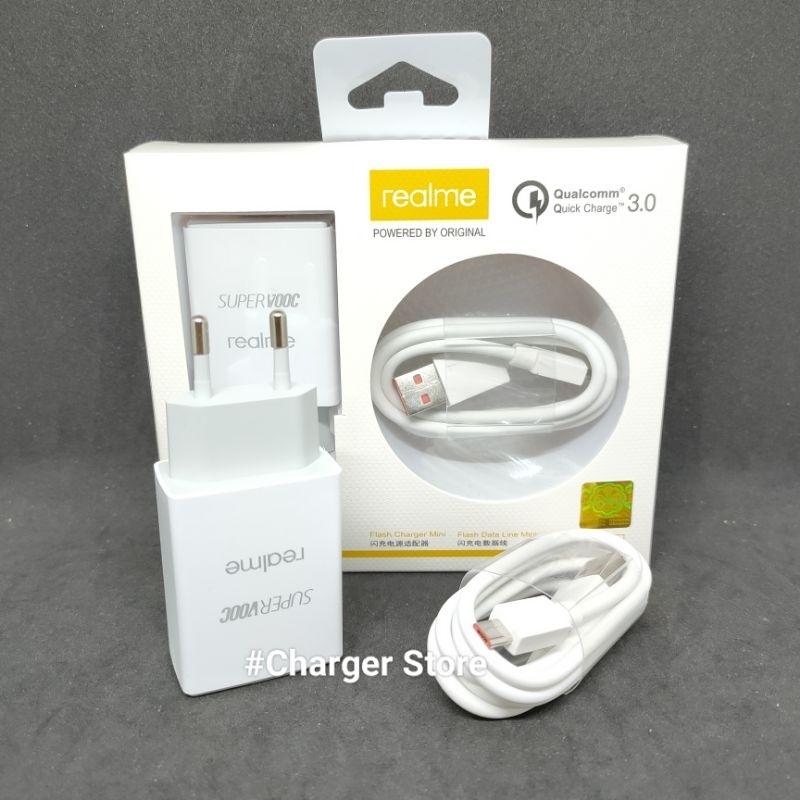 Charger Realme 20W 4A ORIGINAL 100% Micro USB Fast Charging SUPER VOOC DART Realme 3 3Pro 3i Realme 5 5i 5s Realme 2 2Pro