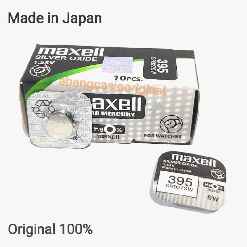 BATERAI SONY/MURATA 395 927 SR927SW SR927 394 936 SR936SW SR936 936SW 397 726 SR927SW SR726 Maxell 927 Maxell 395 Maxell SR927SWORIGINAL