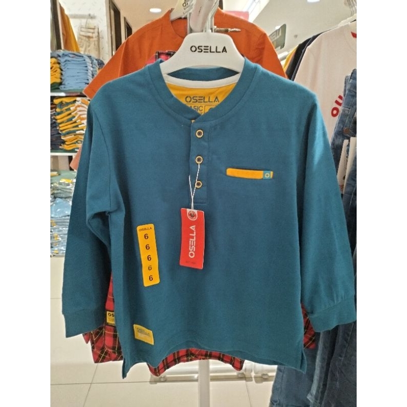 Osella Kaos Lengan Panjang Anak Laki Laki Original