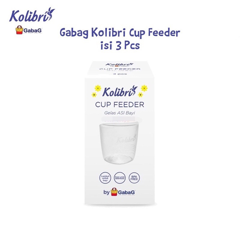 Gabag Kolibri Cup Feeder 1 box isi 3