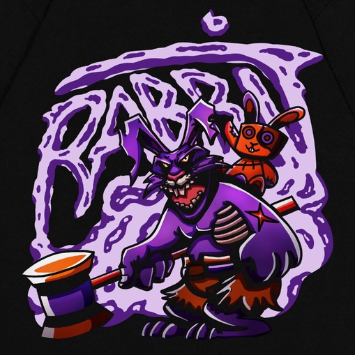 Ribsgold Kaos Oversize Graphic Pria - ScareRab