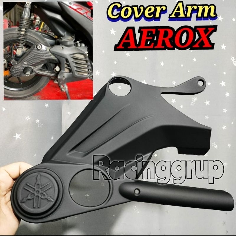 IMPORT) cover swing arm aerox / arm protector aerox/PnP Aerox dan Lexi