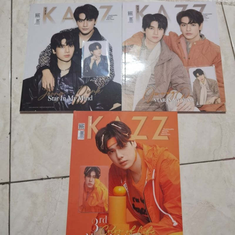 MAJALAH KAZZ MAGAZINE JOONG DUNK PHUWIN PC PHOTOCARD