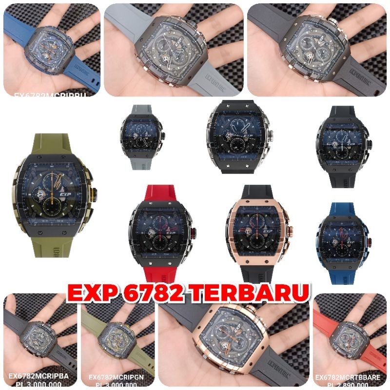 LIMITED  Jam Expedition edisi terbaru EXP 6782 / EXP6782 / E6782 rubber Limited editions