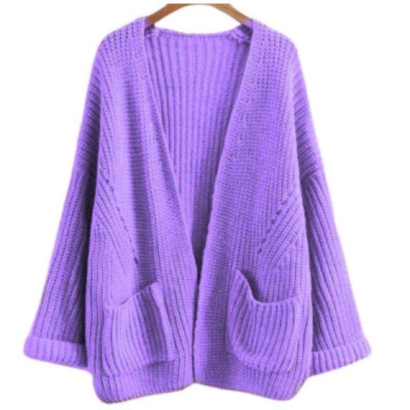 Cardi Rajut Lilac