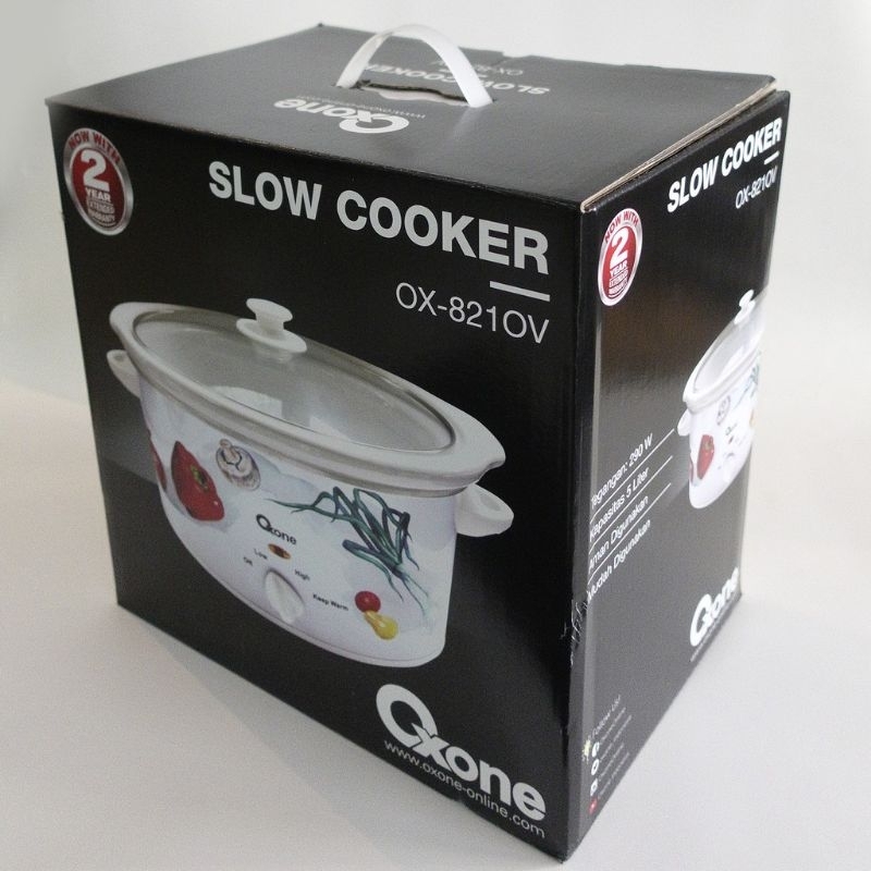 OXONE SLOW COOKER OX 821OV SLOW COOKER OVAL 5 LITER