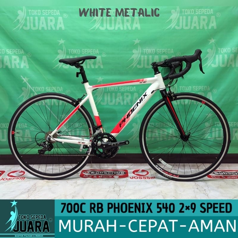 SEPEDA BALAP PHOENIX 540 ALLOY 2×9 SPEED ROADBIKE 700C
