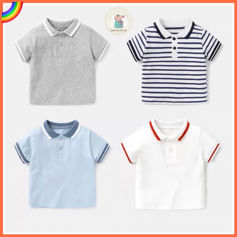 Kemeja Polo Anak Import Kemeja Anak Laki Lak Perempuan Unisex Import Kemeja Atasan Anak Laki Laki Import Fashion Korea