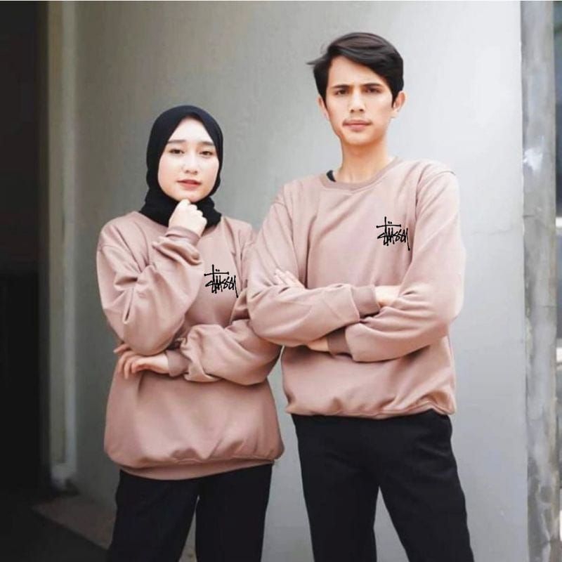 BAJU LENGAN PANJANG - LOGO TUSSY CUOPLE PASANGAN/CAPELAN KAOS DISTRO TERLARIS