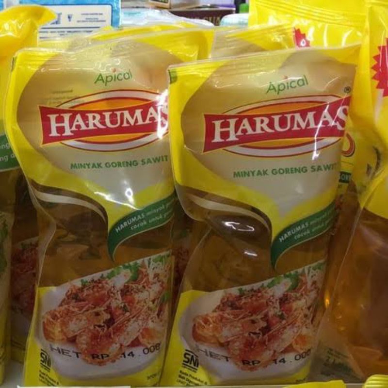 

Minyak goreng harumas 1L