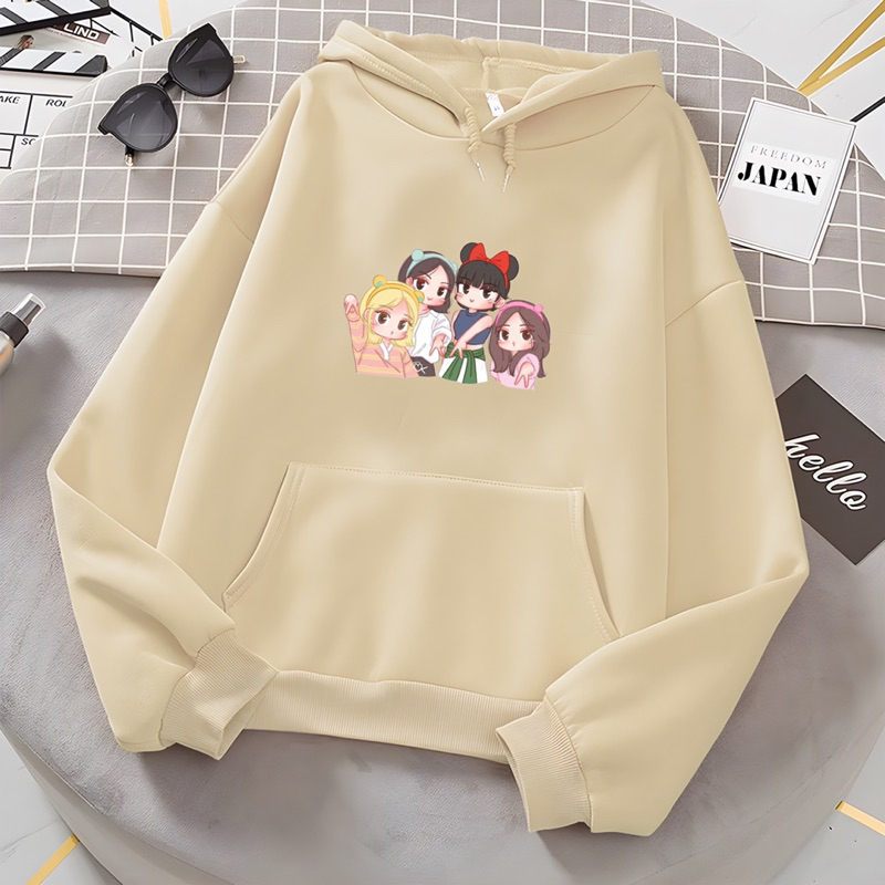 Sweater hoodie anak perempuan BLINK MEMBER